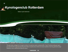 Tablet Screenshot of kynologenclub-rotterdam.nl